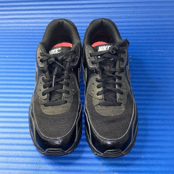 Size 8.5- Women’s Nike Air Max 90 Premium 443817-002 Black Sneakers RARE Multi - Picture 4 of 8